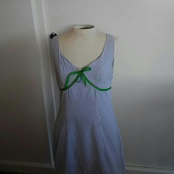 Cute Light Blue/White cotton summer dress. - Picture 1 of 3